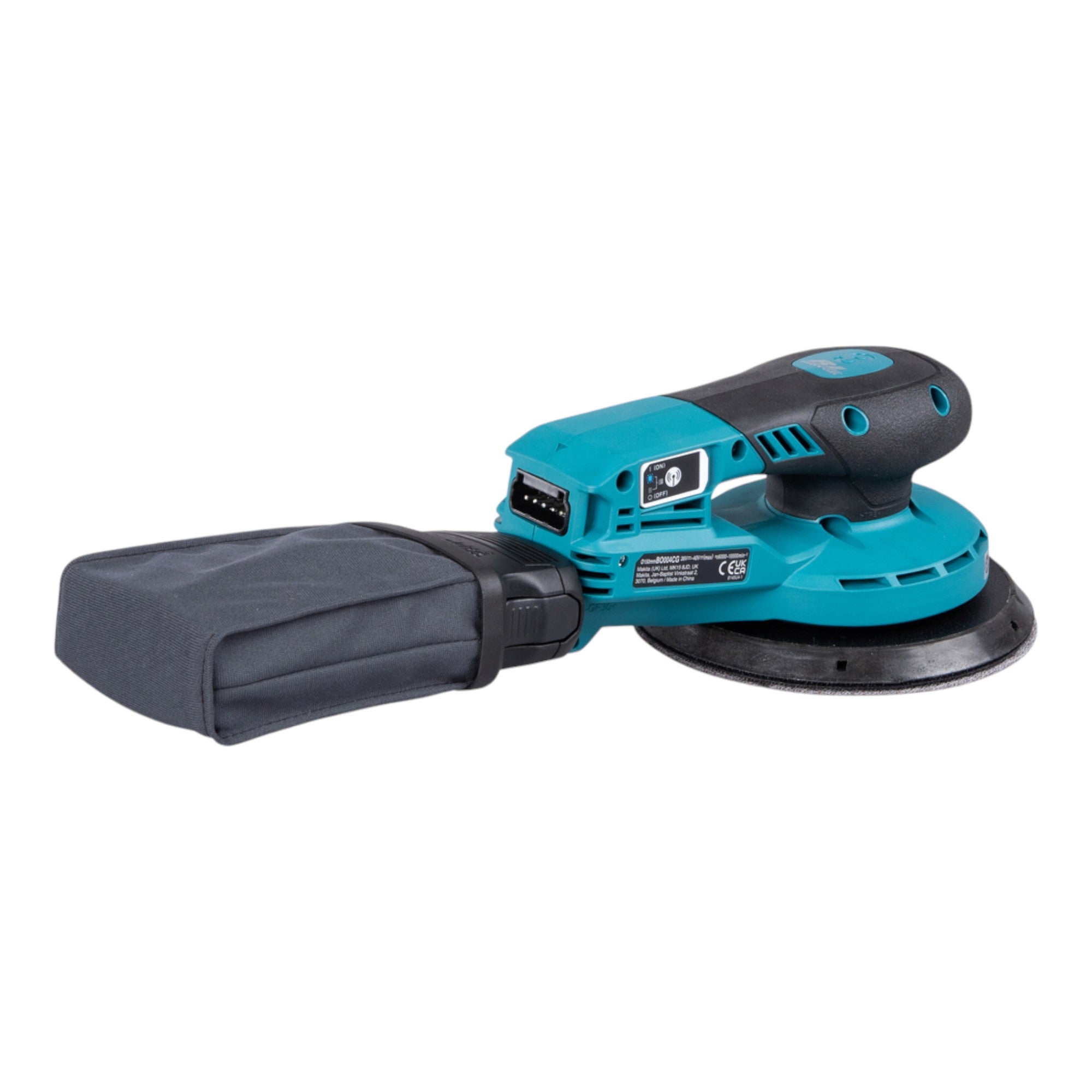Makita BO 004 CGA101 Akku Exzenterschleifer 40 V max 150 mm 3 0 mm Hub Brushless 1x Akku 2 0 Ah Ladegeraet Makpac 4 - toolbrothers