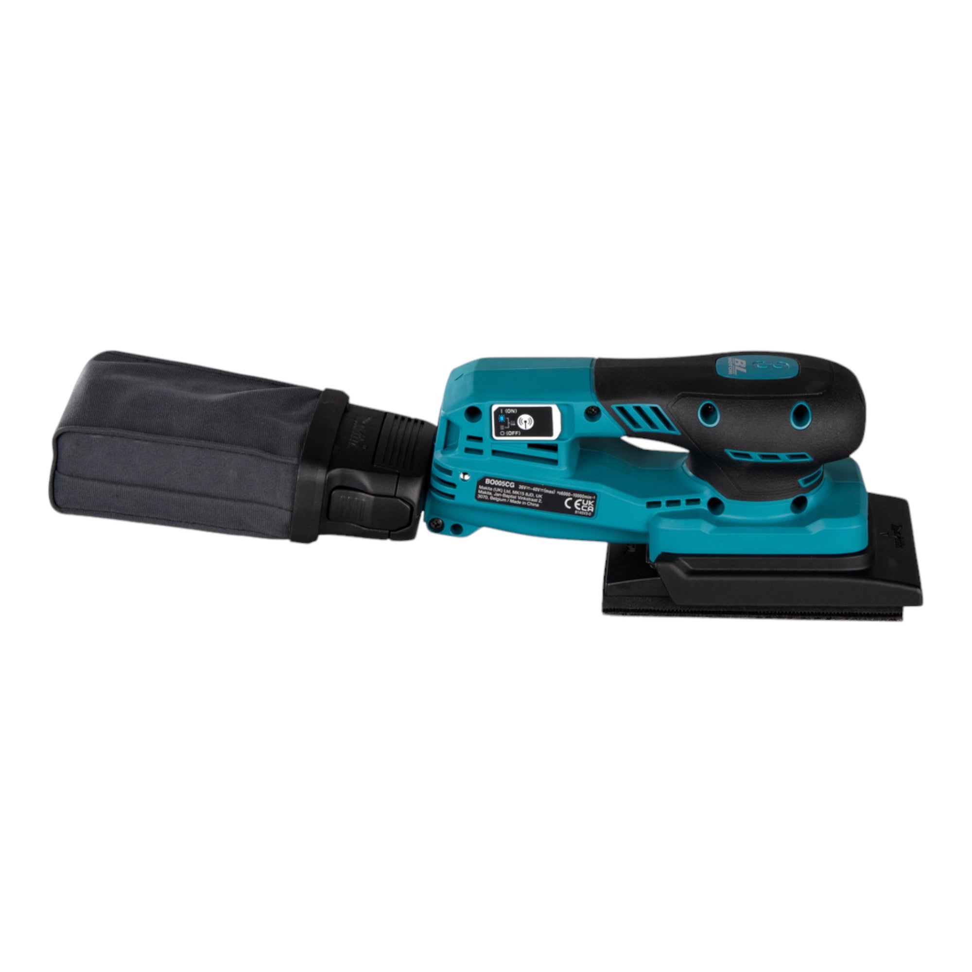 Makita BO 005 CGD201 Akku Schwingschleifer 40 V max 80 x 130 mm 3 0 mm Hub Brushless 2x Akku 2 5 Ah Ladegeraet 4 - toolbrothers