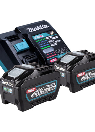 Makita BO 005 CGT201 Ponceuse vibrante sans fil 40 V max. 80 x 130 mm course 3,0 mm Brushless + 2x batterie 5,0 Ah + chargeur