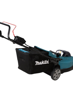 Makita DLM 538 CT2 Tondeuse à gazon sans fil 36 V ( 2x 18 V ) 530 mm + 2x batteries 5,0 Ah + chargeur