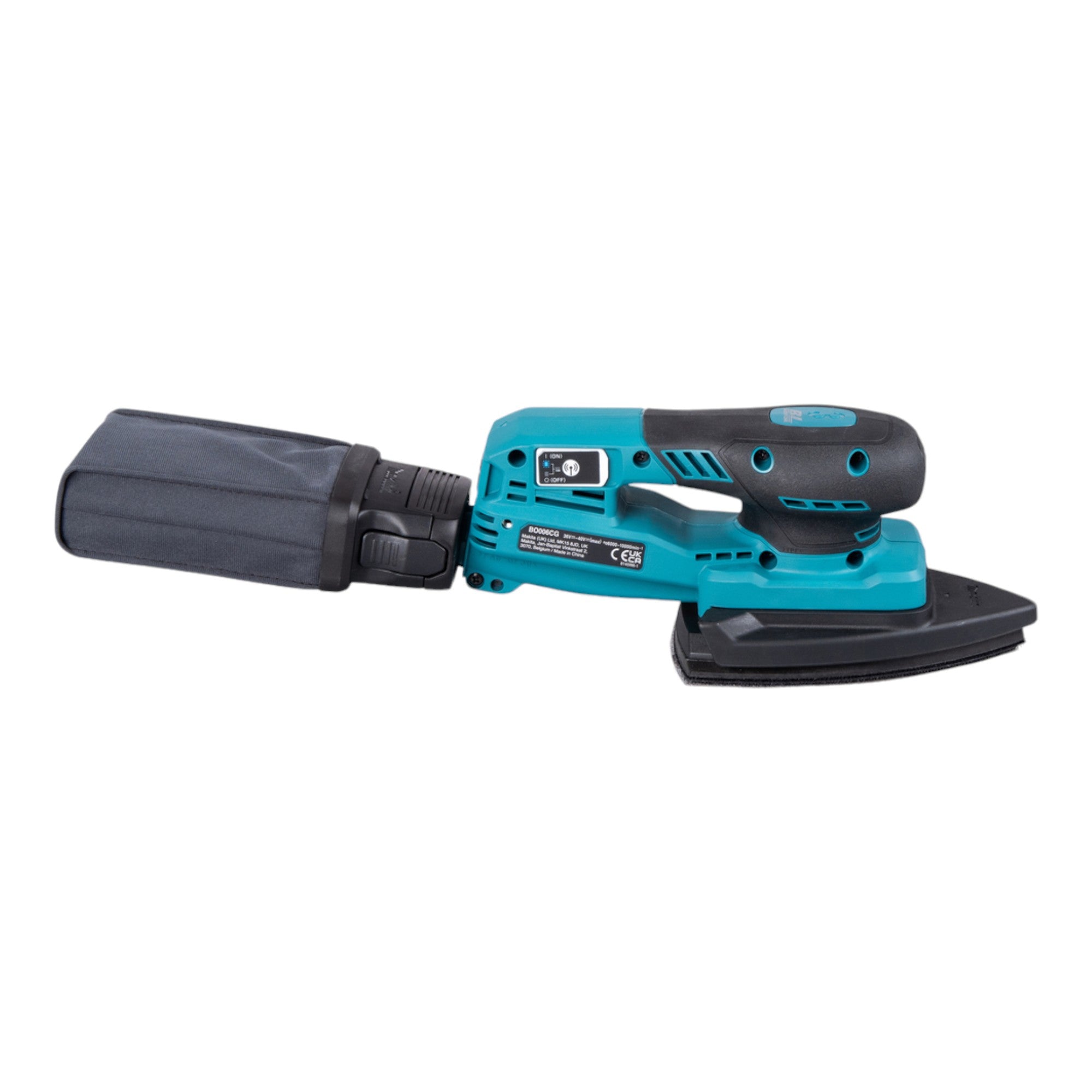 Makita BO 006 CGD1 Akku Deltaschleifer 40 V max 100 x 150 mm 3 0 mm Hub Brushless 1x Akku 2 5 Ah ohne Ladegeraet 4 - toolbrothers
