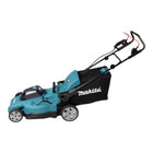 Makita DLM 538 CG2 Tondeuse à gazon sans fil 36 V ( 2x 18 V ) 530 mm + 2x batteries 6,0 Ah + chargeur