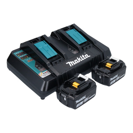 Rasaerba a batteria Makita DLM 538 PF2 36 V ( 2x 18 V ) 530 mm + 2x batteria ricaricabile 3,0 Ah + caricabatterie