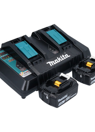 Cortacésped a batería Makita DLM 538 PT2 36 V (2x 18 V) 530 mm + 2x batería 5,0 Ah + cargador