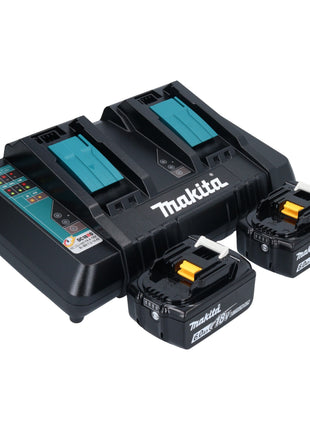 Cortacésped a batería Makita DLM 538 PG2 36 V (2x 18 V) 530 mm + 2x batería 6,0 Ah + cargador