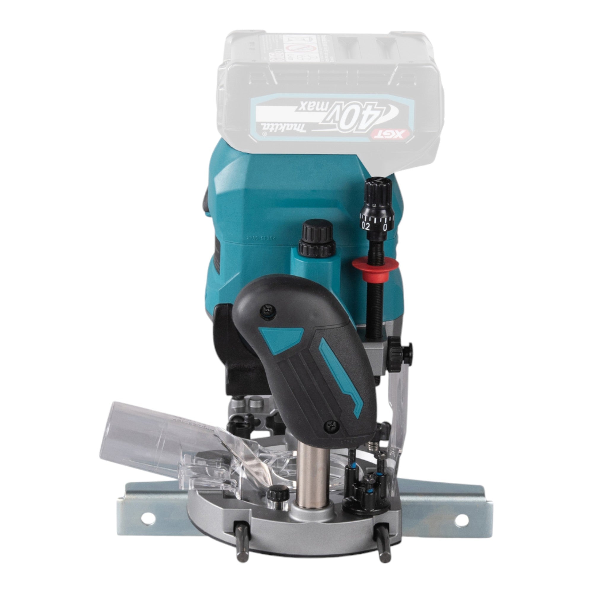 Makita RP 001 GD1 Akku Oberfraese 40 V max 12 mm Brushless 1x Akku 2 5 Ah ohne Ladegeraet 4 - toolbrothers