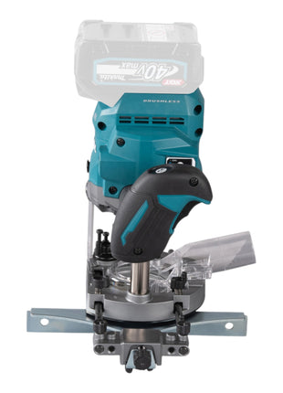 Makita RP 001 GM201 Défonceuse sans fil 40 V max. 12 mm Brushless + 2x batterie 4,0 Ah + chargeur