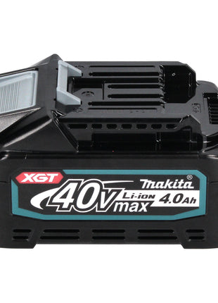 Enrutador de batería Makita RP 001 GM101 40 V máx. 12 mm sin escobillas + 1x batería 4,0 Ah + Makpac - sin cargador