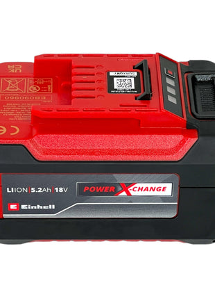 Kit de inicio Einhell PXC 2x batería Power X-Change Plus 18 V 5,2 Ah (2x 4511437) + cargador doble Power X-Twincharger 3A (4512069)