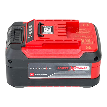 Einhell PXC Starter Kit 4x Power X-Change Plus batterie 18 V 5,2 Ah ( 4x 4511437 ) + Power X-Twincharger 3A chargeur double ( 4512069 ) + Toolcase