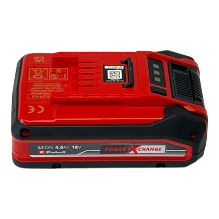 Einhell PXC Starter Kit 4x batería Power X-Change Plus 18 V 4.0 Ah ( 4x 4511553 ) + cargador doble Power X-Twincharger 3A ( 4512069 )