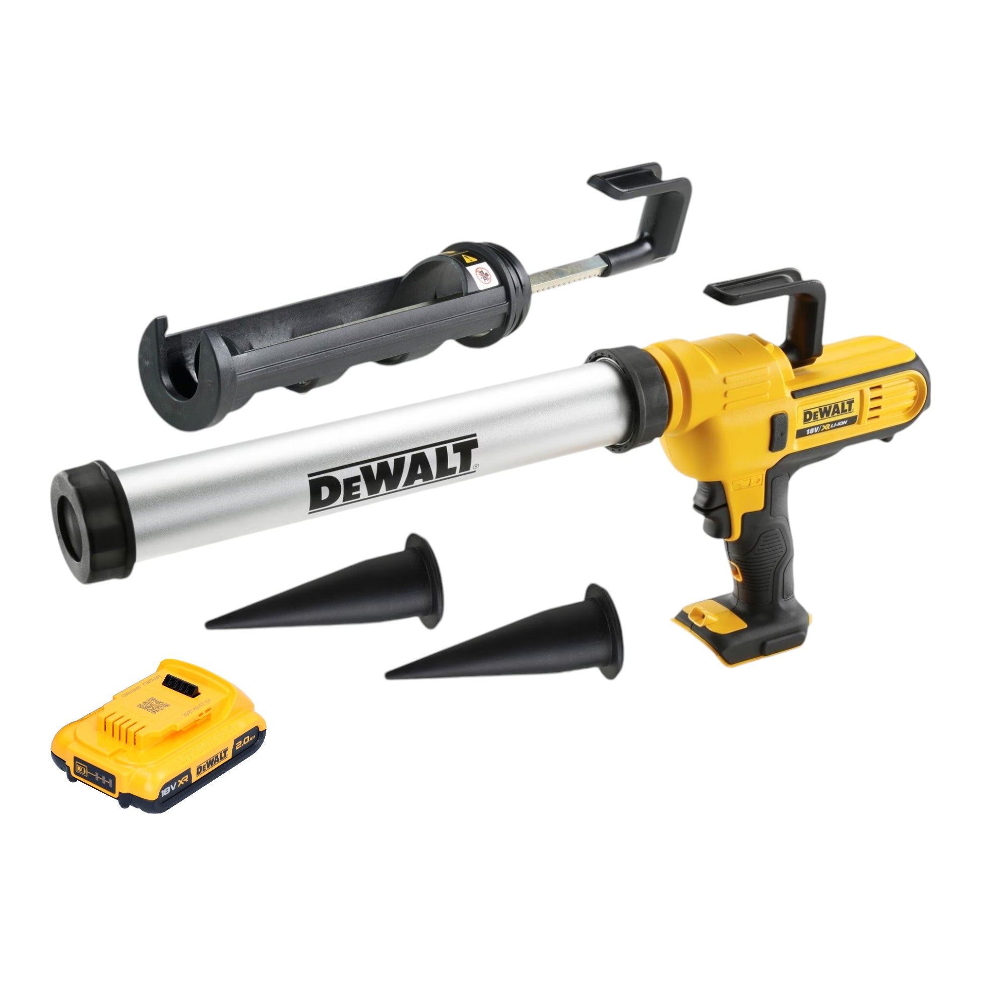 DeWalt DCE 581 NK Akku Kartuschenpistole 18 V 310 ml 1x Akku 2 0 Ah Koffer ohne Ladegeraet 0 - toolbrothers