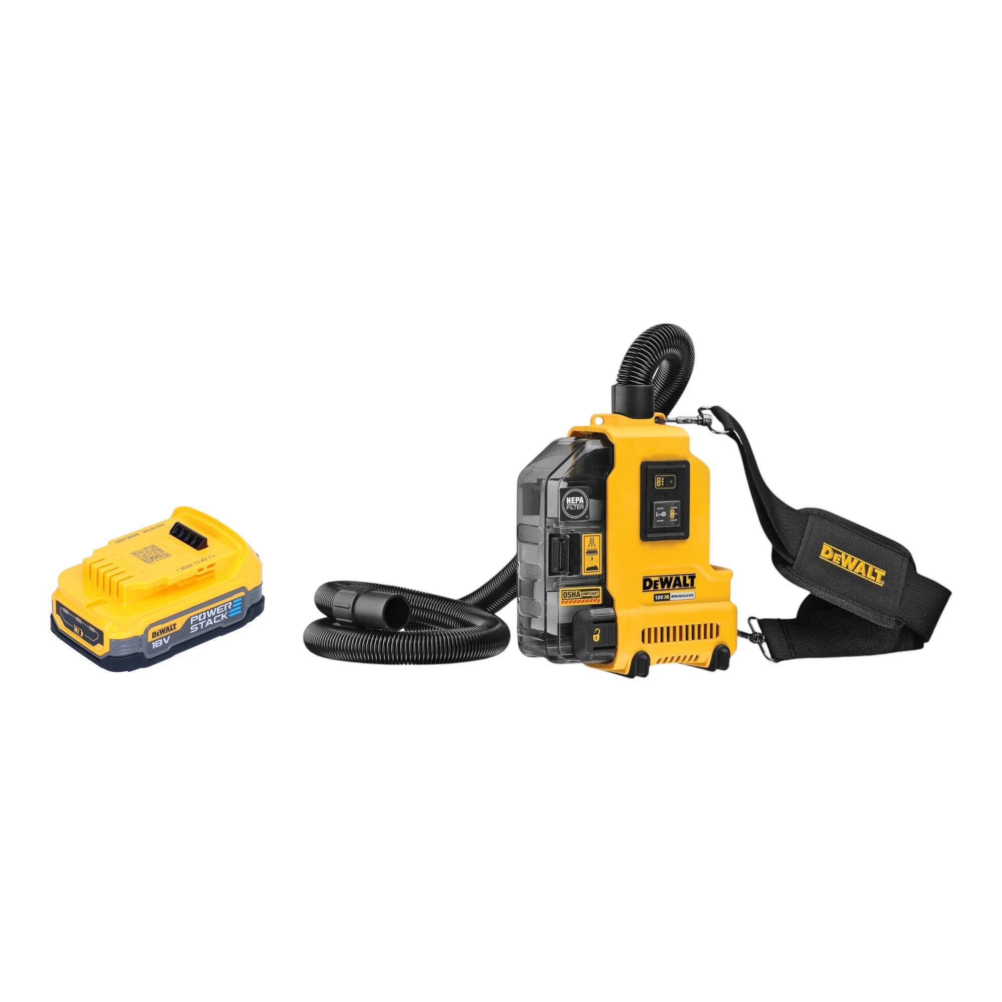 DeWalt DWH 161 N Akku Universalabsaugung 18 V 0 21 l Brushless 1x Powerstack Akku 1 7 Ah ohne Ladegeraet 0 - toolbrothers