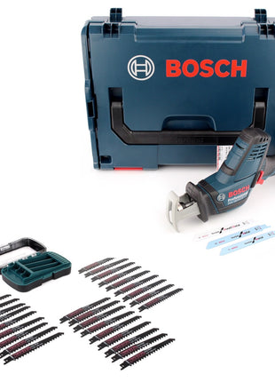 Bosch GSA 18V-Li C Akku Reciprosäge 18V ( 06016A5001 ) Säbelsäge Solo in L-Boxx + 27 tlg. Makita Sägeblatt-Set - ohne Akku, ohne Ladegerät - Toolbrothers