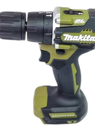 Makita DHP 487 SAKO akumulatorowa wiertarko-wkrętarka udarowa 18 V 40 Nm bezszczotkowa seria Olive Outdoor Adventure + 2x akumulator 2,0 Ah + ładowarka + walizka