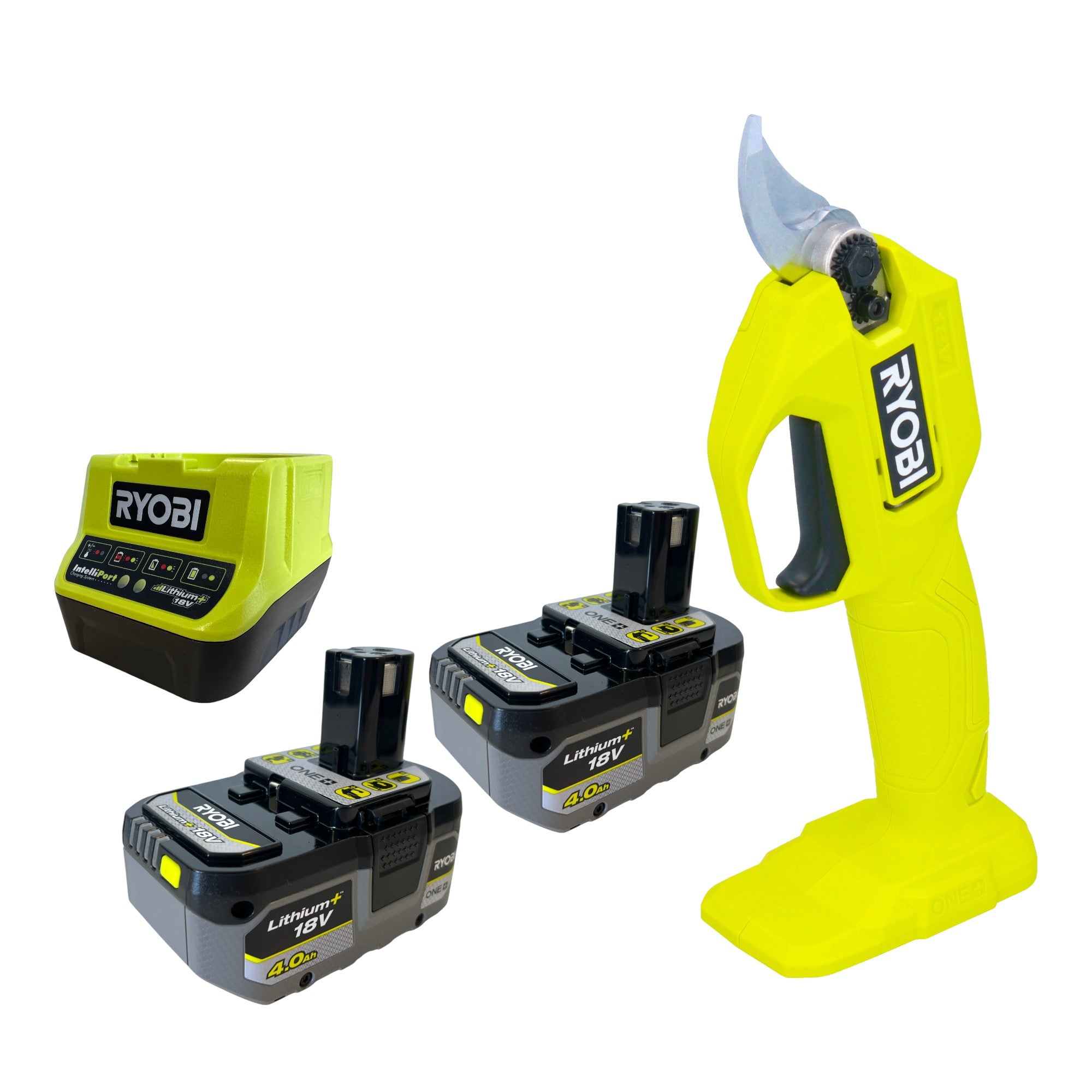 RYOBI RY18SCA Akku Gartenschere 18 V 25 mm 2x Akku 4 0 Ah Ladegeraet 0 - toolbrothers