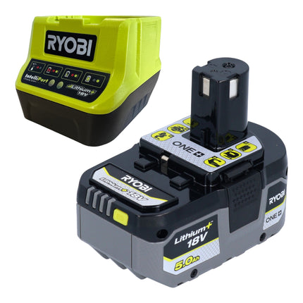RYOBI RY18PSX10A Sega per potatura a batteria 18 V 10 cm brushless + 1x batteria 5,0 Ah + caricatore