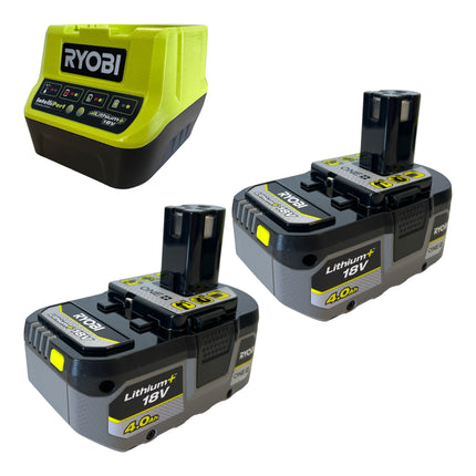 RYOBI RY18PSX10A Sega per potatura a batteria 18 V 10 cm brushless + 2x batteria 4,0 Ah + caricatore