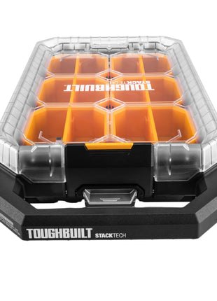 Toughbuilt StackTech TB B1 O 10C kompakter flacher Organizer 48 x 26 5 x 10 cm IP65 6x Inlay 6x Trennwand  2 - toolbrothers