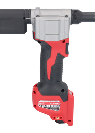 Remachadora ciega a batería Milwaukee M12 BPRT-201 12 V 20,32 mm + 1x batería 2,0 Ah - sin cargador