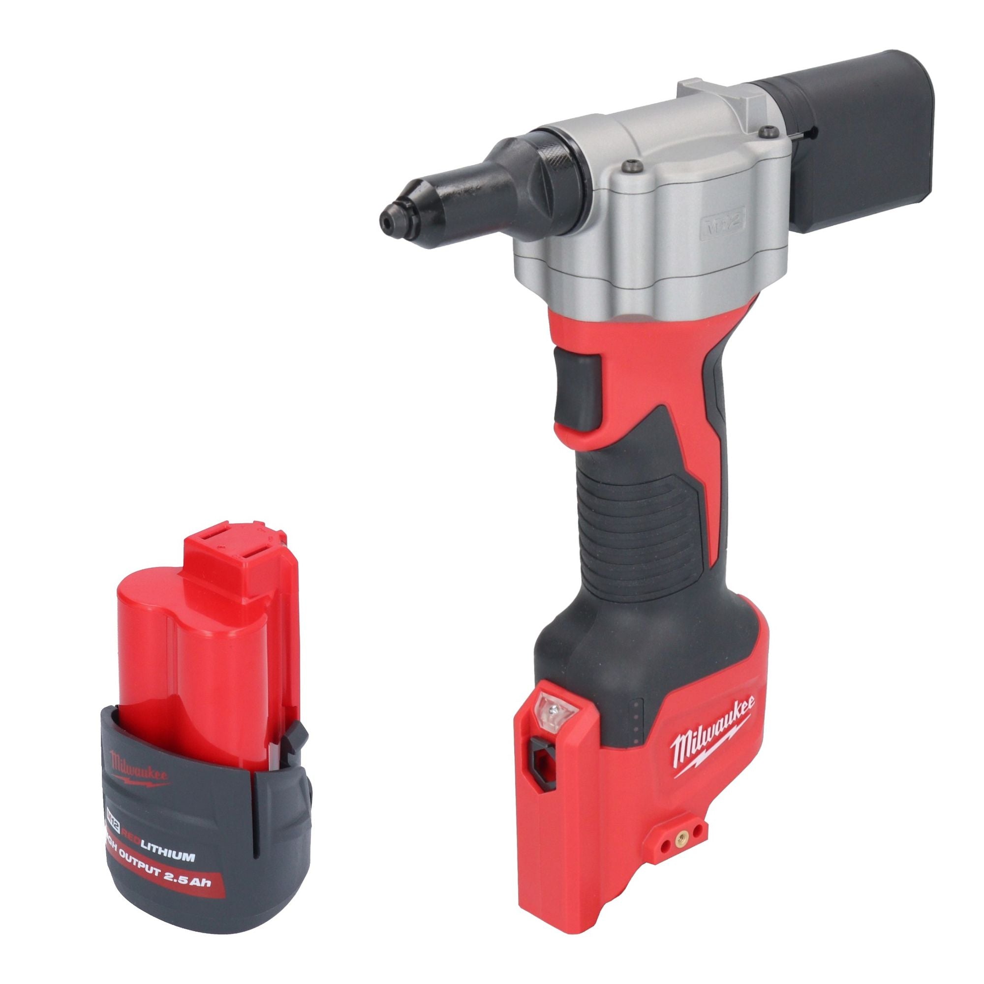Milwaukee M12 BPRT 251 Akku Blindnietgeraet 12 V 20 32 mm 1x Akku 2 5 Ah ohne Ladegeraet 0 - toolbrothers