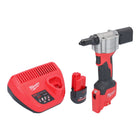 Milwaukee M12 BPRT 251 Akku Blindnietgeraet 12 V 20 32 mm 1x Akku 2 5 Ah Ladegeraet 0 - toolbrothers