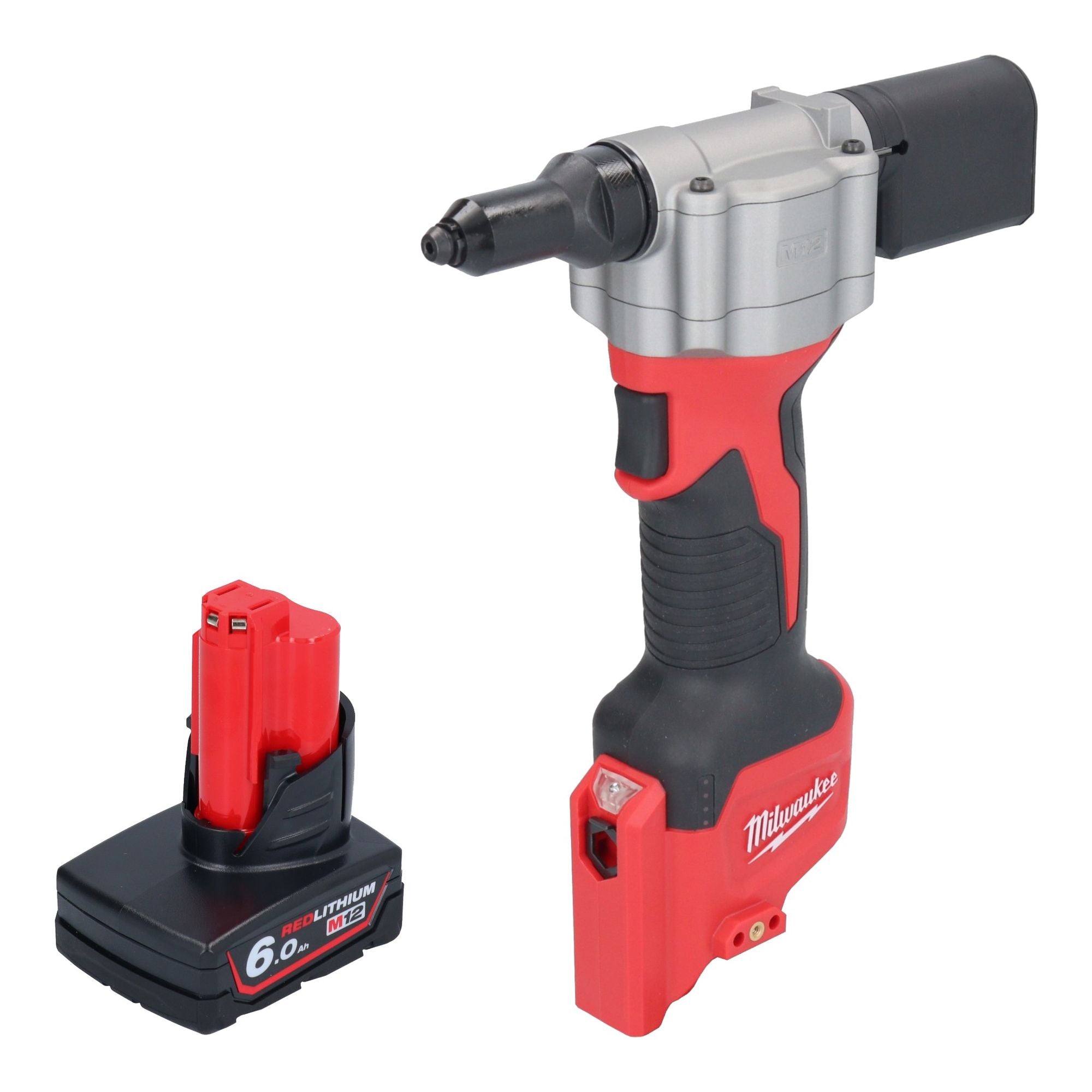Milwaukee M12 BPRT 501 Akku Blindnietgeraet 12 V 20 32 mm 1x Akku 6 0 Ah ohne Ladegeraet 0 - toolbrothers