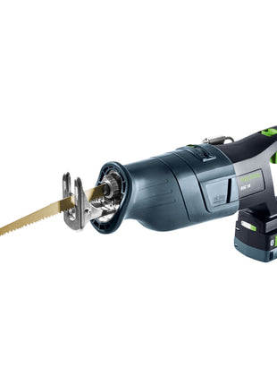 Sierra sable de batería Festool RSC 18 EB-Basic-5.0 18 V sin escobillas (578409) + 1x batería 5,0 Ah + Systainer - sin cargador