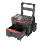 Qbrick System PRO Cart 2.0 Plus Drawer 2 mobilna skrzynia na kółkach 520 x 415 x 660 mm 9,5 l 12 l zdejmowany podwójny uchwyt teleskopowy