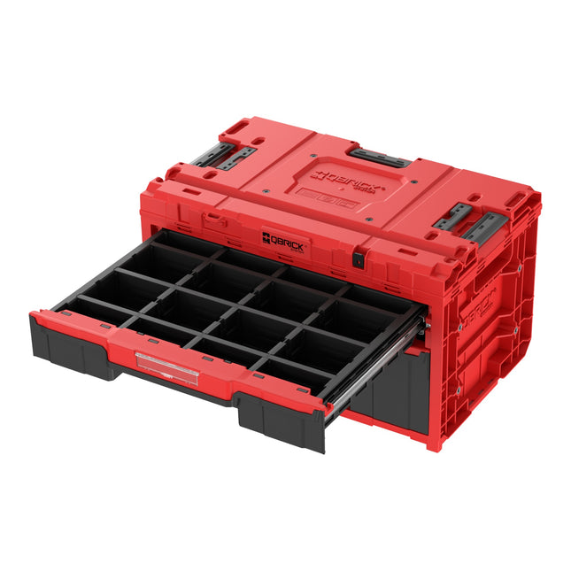Qbrick System ONE Drawer 2 Plus Toolbox 2.0 Red Ultra HD modular toolbox 587 x 380 x 340 mm 9 l 20 l