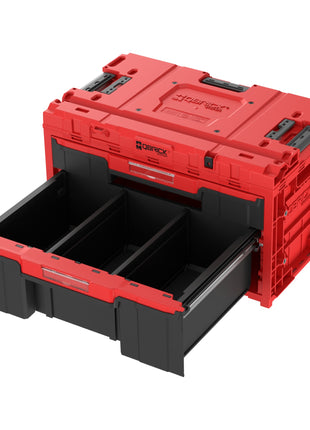 Qbrick System ONE Drawer 2 Plus Toolbox 2.0 Rojo Caja de herramientas modular Ultra HD 587 x 380 x 340 mm 9 l 20 l