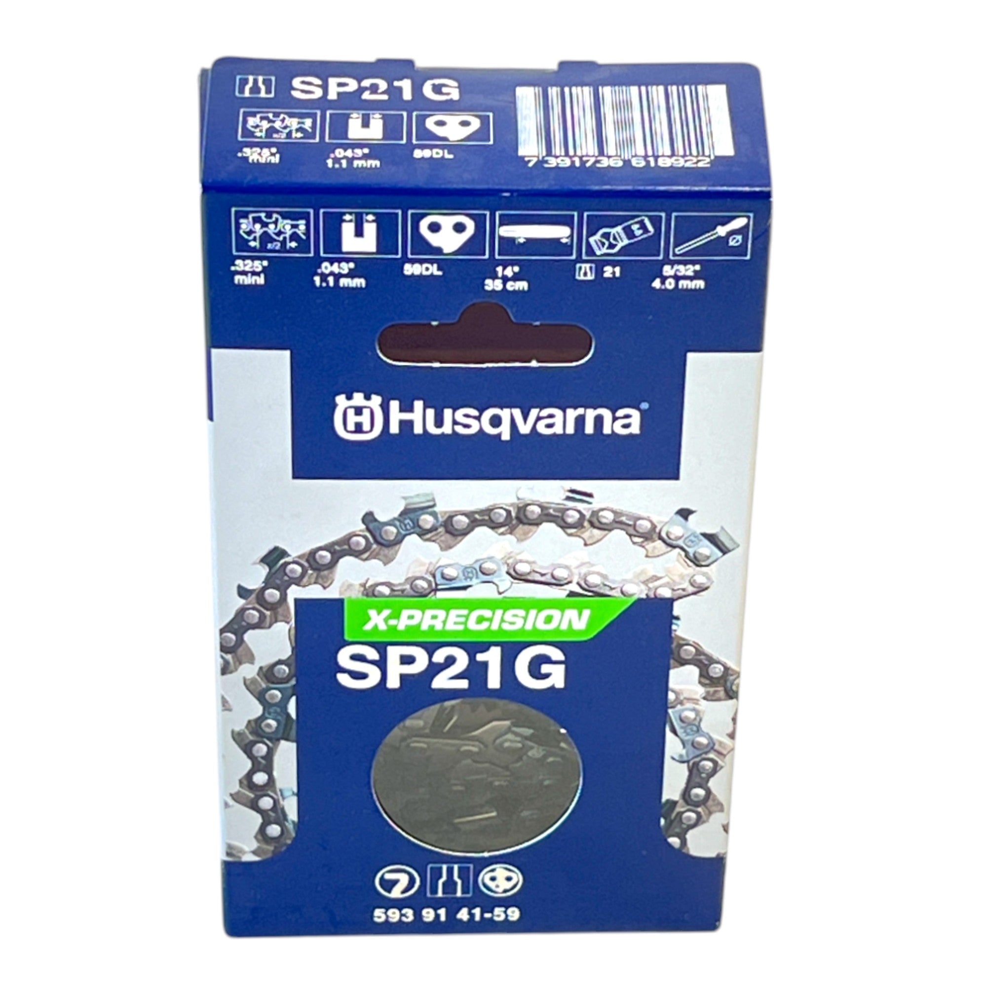 Husqvarna X Precision SP21G Saegekette 35 cm 325 mini 1 1 mm 593914159 fuer Motorsaegen 0 - toolbrothers