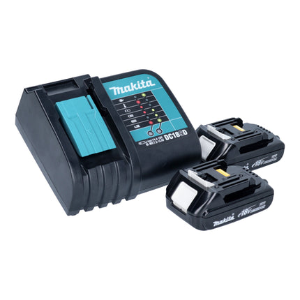 Akumulatorowe nożyce do żywopłotu Makita DUH 606 SY2 18 V 600 mm bezszczotkowe + 2x akumulator 1,5 Ah + ładowarka