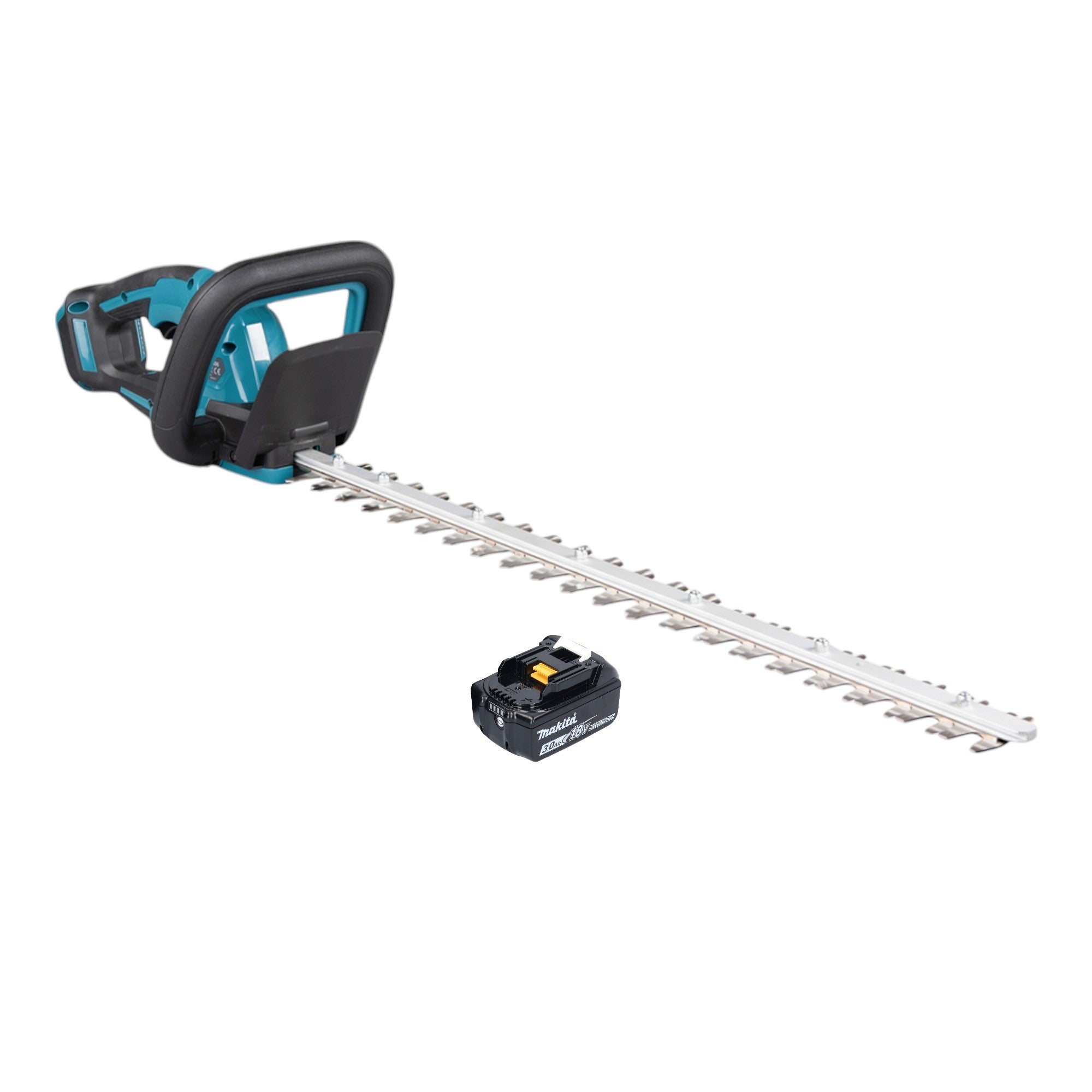 Makita DUH 606 F Akku Heckenschere 18 V 600 mm Brushless 1x Akku 3 0 Ah ohne Ladegeraet 0 - toolbrothers