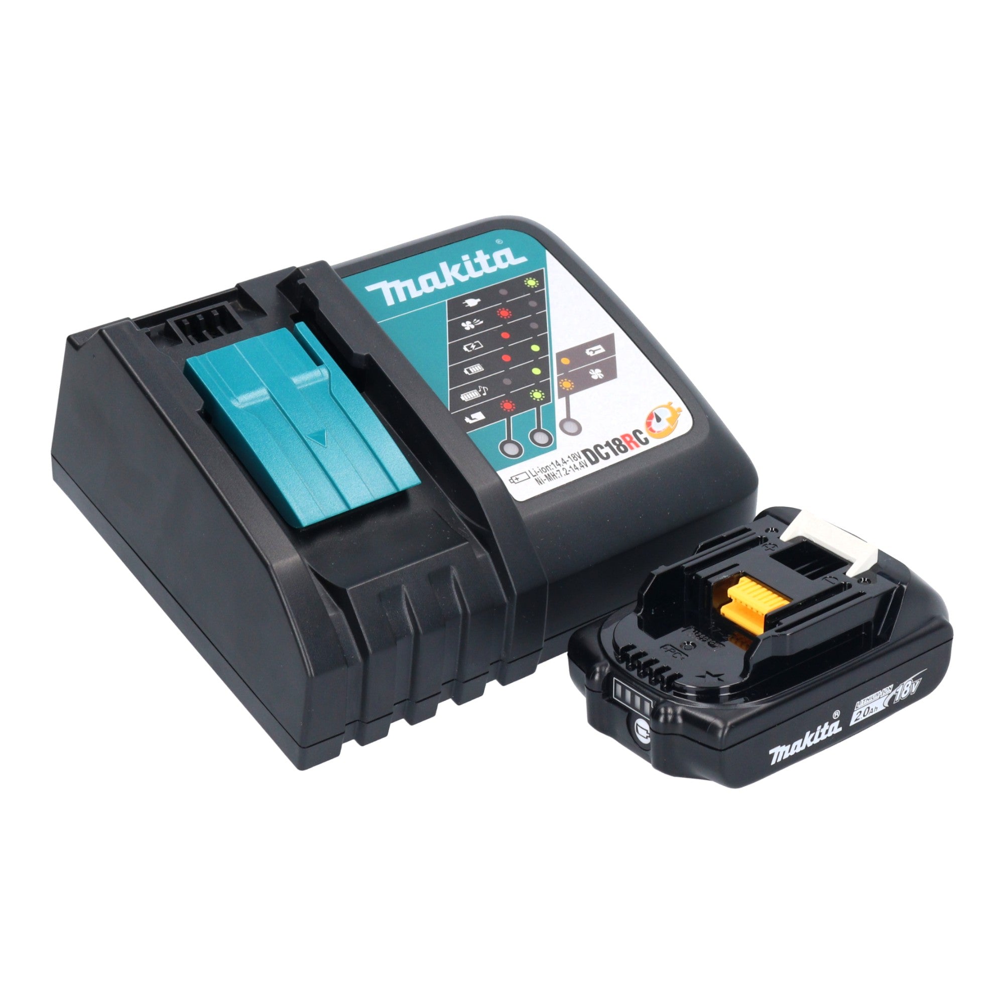 Makita DUH 606 RA Akku Heckenschere 18 V 600 mm Brushless 1x Akku 2 0 Ah Ladegeraet 3 - toolbrothers