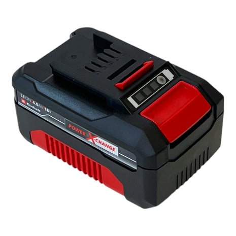 Einhell 2x Power X-Change Batterie 18 V 4,0 Ah Li-Ion ( 2x 4511396 ) avec indicateur de charge