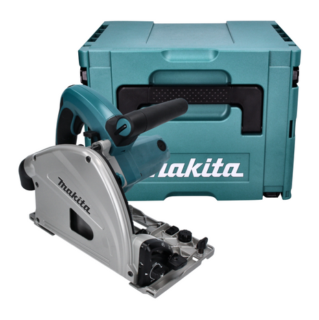 Makita SP 6000 J Scie plongeante 1300 watts 165 x 20 mm + rail de guidage 1500 mm + Makpac