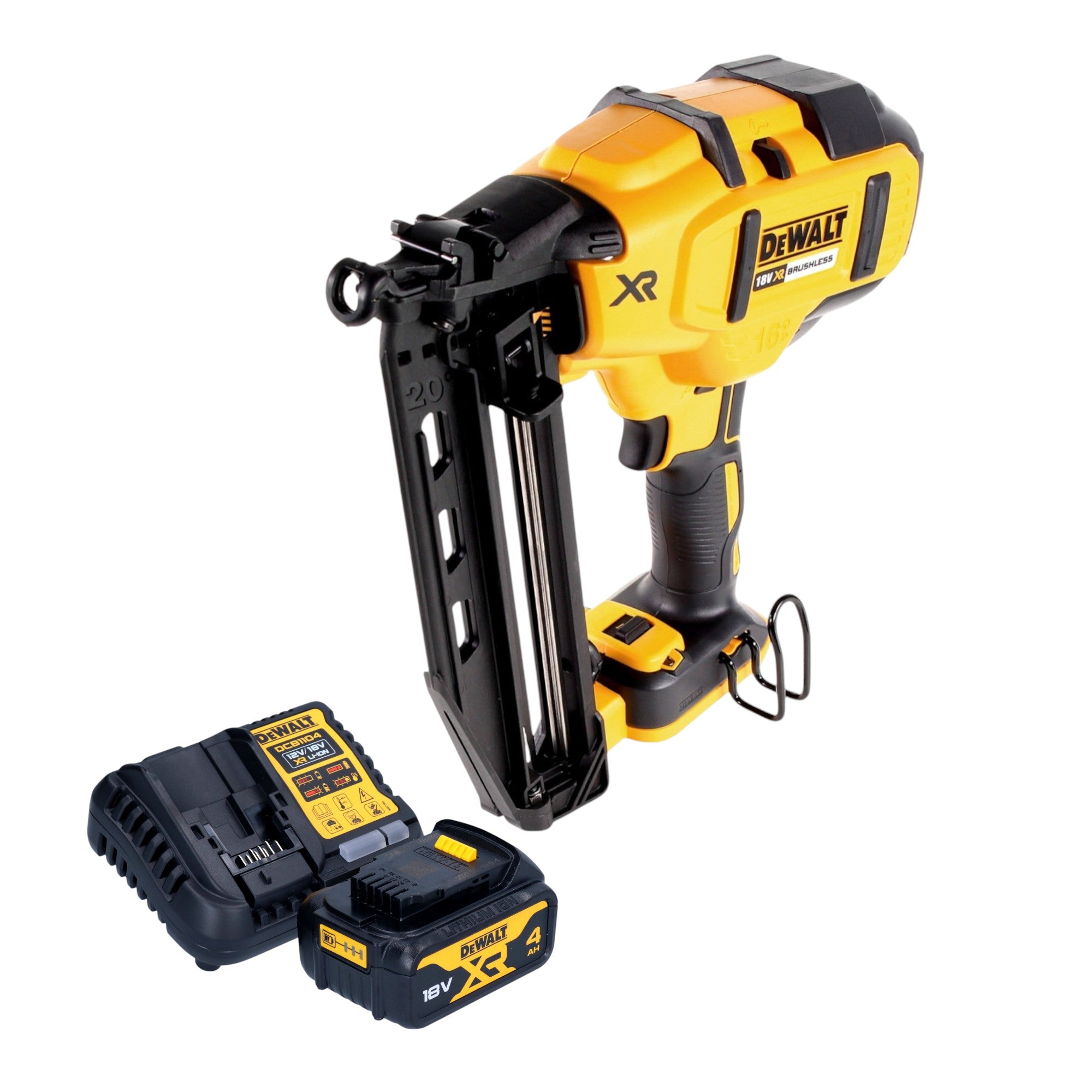 DeWalt DCN 660 M1 Akku Nagler 18V 32 63 mm Brushless 1x Akku 4 0 Ah Ladegeraet 0 - toolbrothers