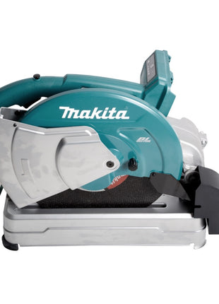 Makita DLW 140 PM Akku Trennschleifmaschine 2 x 18 V 355 mm+ 2x 4,0 Ah Akku und Doppelladegerät - Toolbrothers