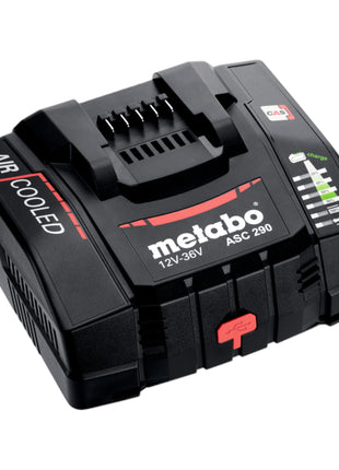 Metabo Basis Set 2x LiHDX Akkupack 18 V 8,0 Ah Akku ( 2x 624975000 ) + ASC 290 Ladegerät ( 627370000 )