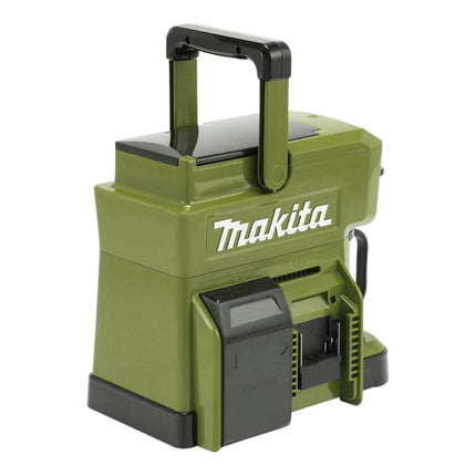 Makita DCM 501 SF2O Cafetière sans fil 12 V maxi / 18 V Olive + 2x batterie 3,0 Ah + chargeur