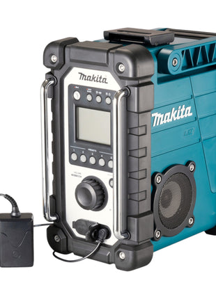 Makita DMR 116 RA radio de obra con batería 14,4 - 18 V AM FM AUX + 2x baterías 2,0 Ah + cargador