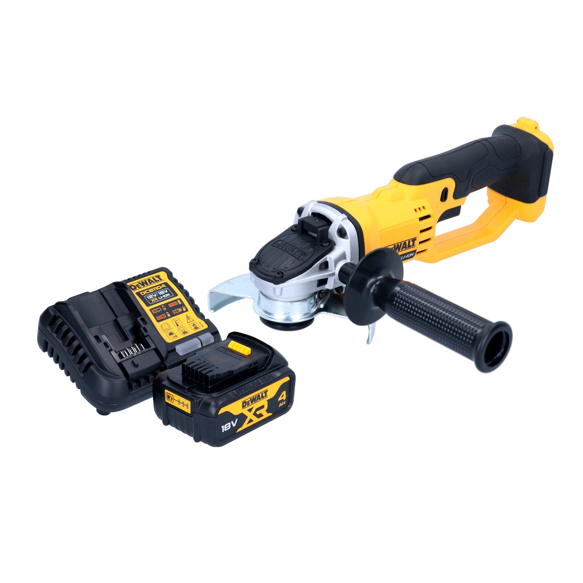 DeWalt DCG 412 M1 Akku Winkelschleifer 18 V 125 mm 1x Akku 4 0 Ah Ladegeraet 0 - toolbrothers