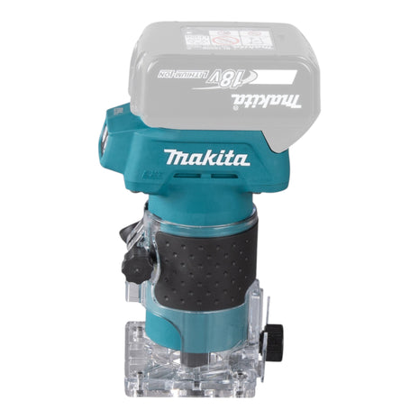 Makita DRT 52 ST cordless edge router 18 V 6 mm brushless + 2x battery 5.0 Ah + charger