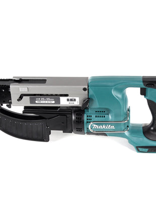 Makita DFR 550 RTJ Akku Magazinschrauber 18V 25-55mm + 2x Akku 5,0Ah + Ladegerät + Makpac - Toolbrothers