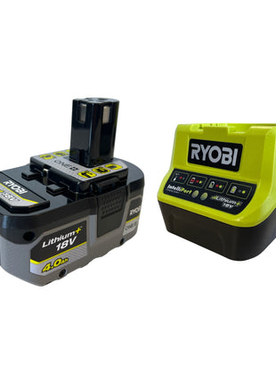 Amoladora angular a batería Ryobi R18AG-0 18 V ONE+ 115 mm + 1x batería 4,0 Ah + cargador