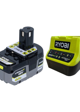 Amoladora angular a batería Ryobi R18AG-0 18 V ONE+ 115 mm + 1x batería 5,0 Ah + cargador