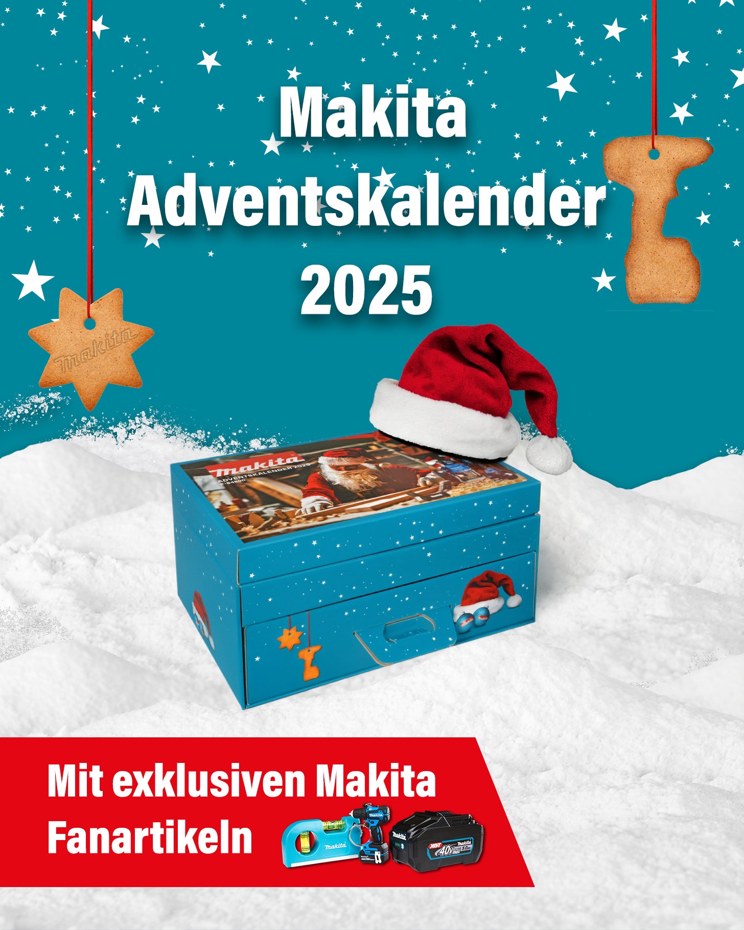 Makita Adventskalender 2025 P 84816 24 Tuerchen voller Power berraschungen und Fanliebe 3 - toolbrothers