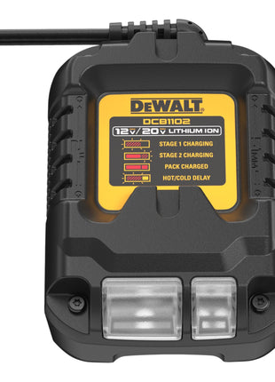 DeWalt DCB 1102 D1 Kit de démarrage sans fil 18 V avec 1x batterie 2,0 Ah + chargeur DCB 1102