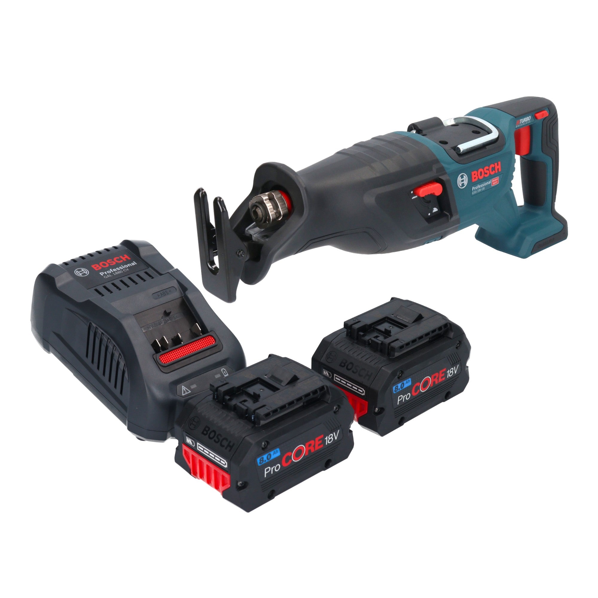 Bosch GSA 18V 28 Professional Akku Saebelsaege 18 V BITURBO Brushless 2x ProCORE Akku 8 0 Ah Ladegeraet 0 - toolbrothers